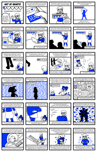 Social Anxiety Comic Risograph Print